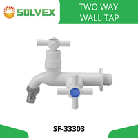 Gambar SOLVEX Kran Air Tembok Keran Cabang Plastik 1/2 inch Mesin Cuci Kamar Mandi Toilet Kokoh Kuat Berkualitas Bulat Putih - BALING dari SOLVEX Official Store Kab. Bekasi 5 Tokopedia