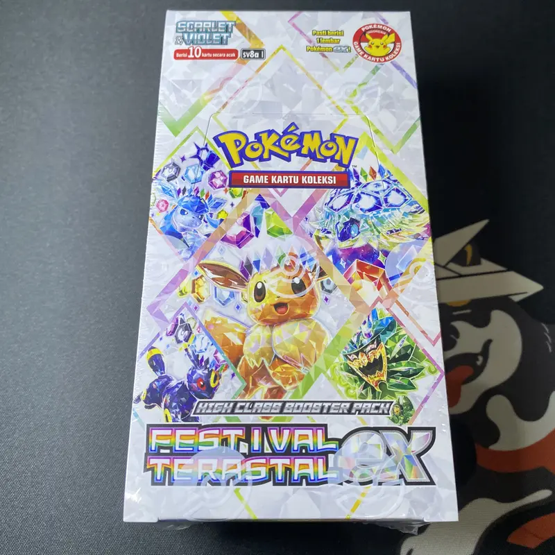 Kartu Pokemon TCG ID SV8A Scarlet Violet Terastal Festival EX Booster Box / High Class Pack Indonesia 0