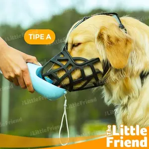 Muzzle Big Dog Penutup Mulut Anjing Besar Anti Gigit dan Anti Gonggong