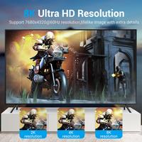 Gambar Vention Kabel Display Port DP Male to Male 4K 8K UHD HDR 240 144Hz - HCC - BLACK, 1.5M dari Vention By Andalan Kota Administrasi Jakarta Utara 2 Tokopedia