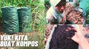 Compost Bag Easy Grow Size L (200 Liter) Dia 50 X Tinggi 102 Cm New