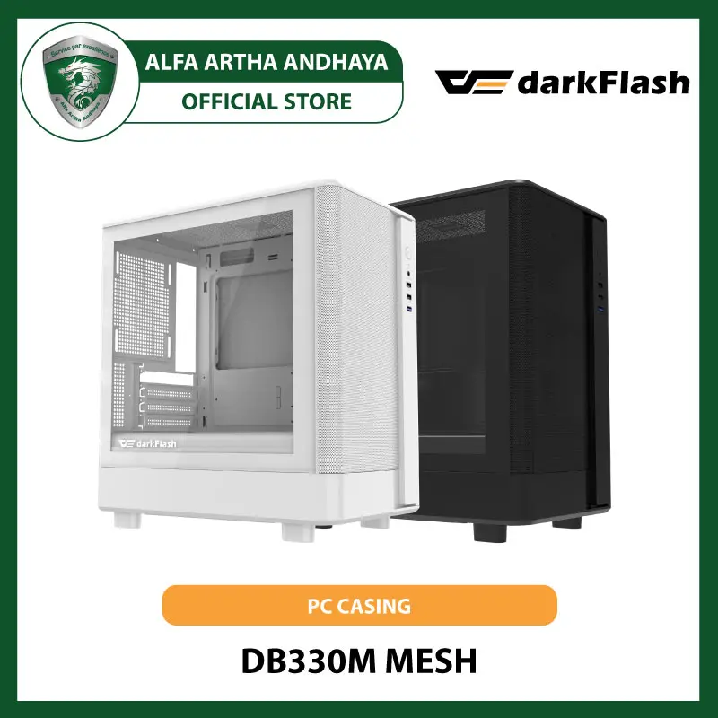 darkFlash DB330M Mesh M-ATX PC Casing [NO FAN]