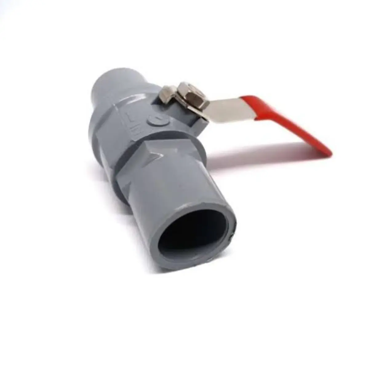 Ball Valve PVC 1/2" Gagang Besi - Stopkran Plastik