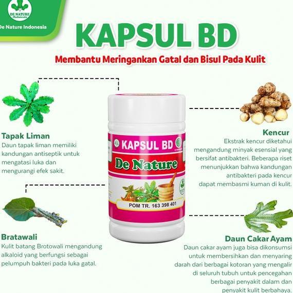 [ New ] Obat Untuk Menghilangkan Bercak Hitam Merah Di Kulit Menahun Kapsul Bersih Darah Bd Herbal De Nature Ampuh