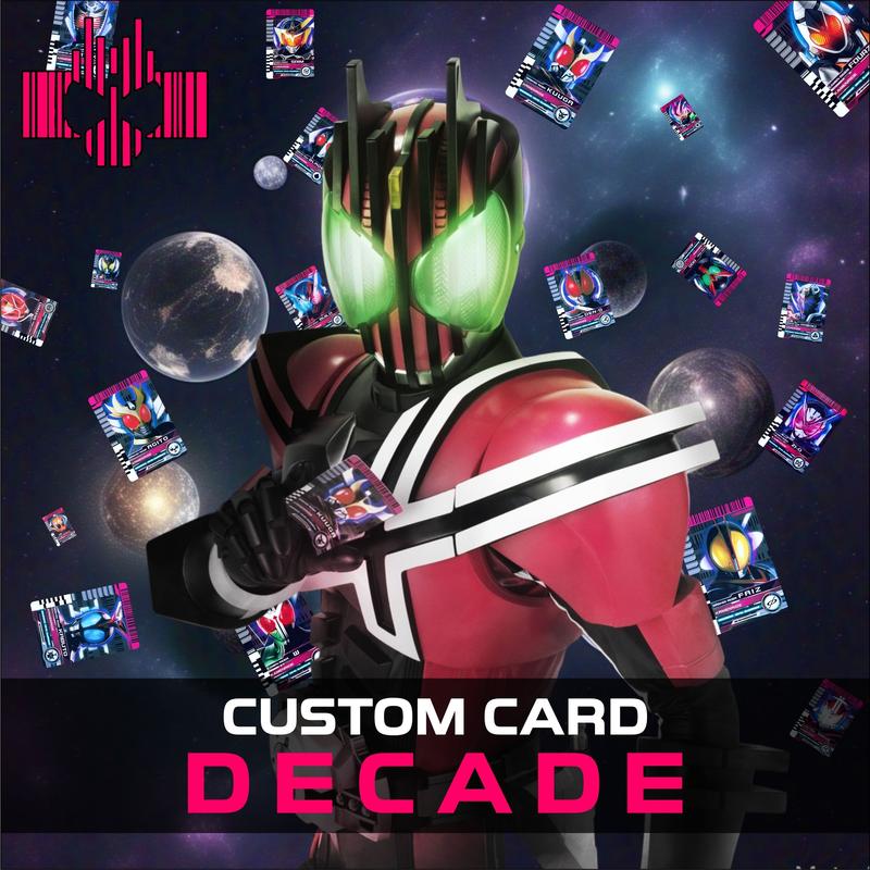 CUSTOM CARD Kamen Rider Decade - Shop | Tokopedia