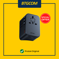 Gambar CHARGER HP VIVAN VPS-T004A GAN 65W FAST CHARGING UNIVERSAL TRAVEL ADAPTER WITH USB TYPE-C STANDAR EROPA EU AMERIKA USA AUSTRALIA AUS INGGRIS UK dari btgcom Kota Denpasar 1 Tokopedia