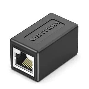 Vention Barrel Konektor LAN Extension RJ45 Cat6 FTP Female to Female Jack Coupler - Extender