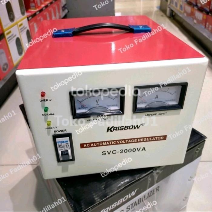 Jual KRISBOW STABILIZER ANALOG Svc 2 Kva / Stabilizer LISTRIK