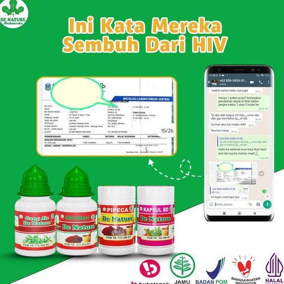 [ New ] Obat Hiv Aids De Nature Herbal Paket Ampuh Manjur