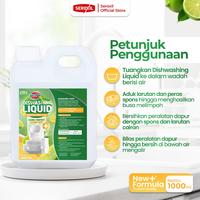 Gambar KLINXY Sabun Cuci Piring Diswashing Pencuci Piring Lime 1 Liter dari SEROXIL Kab. Bogor 4 Tokopedia