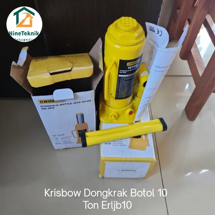 Krisbow Dongkrak Botol 10 Ton Erljb10 0