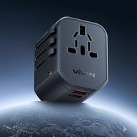 Gambar CHARGER HP VIVAN VPS-T003A 20W UNIVERSAL TRAVEL ADAPTER FAST CHARGING WITH USB TYPE-C STANDAR EROPA EU AMERIKA USA AUSTRALIA AUS INGGRIS UK dari btgcom Kota Denpasar 3 Tokopedia