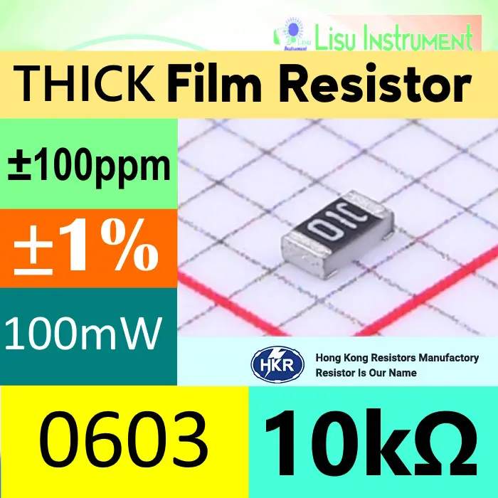 SMD 10K Ω Resistor 0603 1608 1% SMT 10KOhm