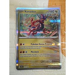 Koraidon Master Ball Reverse Holo #122/187 – Japanese SV8a Terastal Festival Pokémon Card