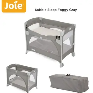 JOIE PLAYARD KUBBIE SLEEP - FOGGY GRAY