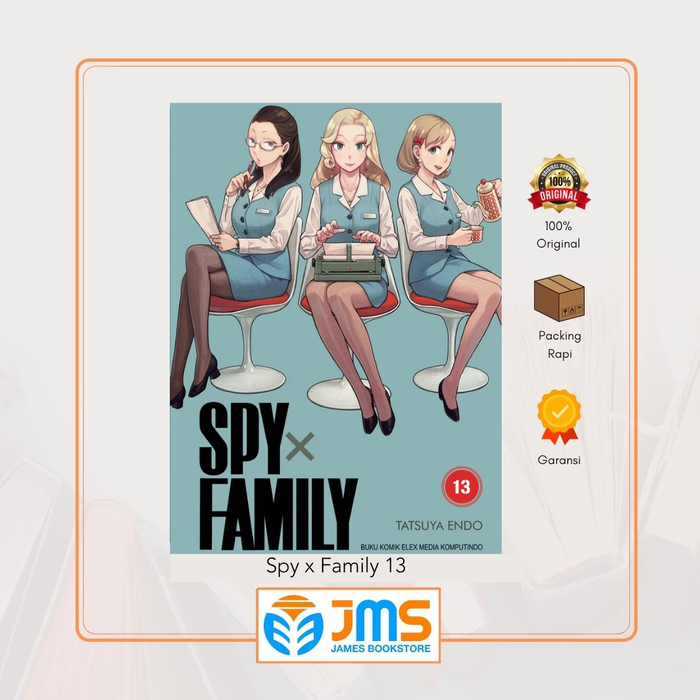 Gambar Buku Komik Manga Spy x Family 13 Endo Tatsuya dari JAMES Bookstore Official Kota Administrasi Jakarta Pusat Tokopedia