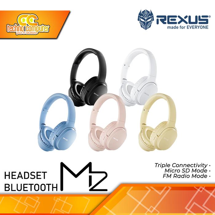 Gambar HEADSET REXUS M2 Wireless Bluetooth - Headset dari Techno Computer Bali Kota Denpasar Tokopedia