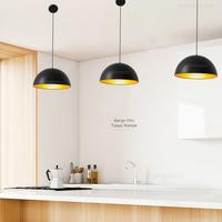 Gambar Lampu Gantung Kap Industrial Hitam Gold cafe restaurant standart 30cm dari lighting shop indonesia Kota Administrasi Jakarta Pusat 3 Tokopedia