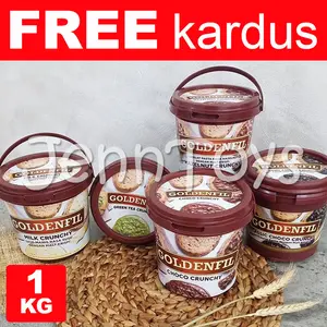 GOLDENFIL Selai Coklat CHOCO CRUNCHY 1 KG | Chocolate Crispy Spread