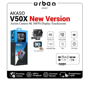AKASO  V50X 4K NEW VERSION 30FPS Action Camera Touchscreen - Resmi