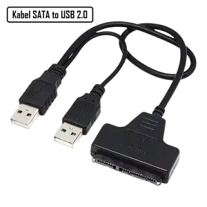 Kabel SATA to USB 2.0 HDD SSD Adaptor Eksternal Laptop PC 30cm