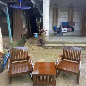 kursi teras sedan jati model minimalis  jadul kuno