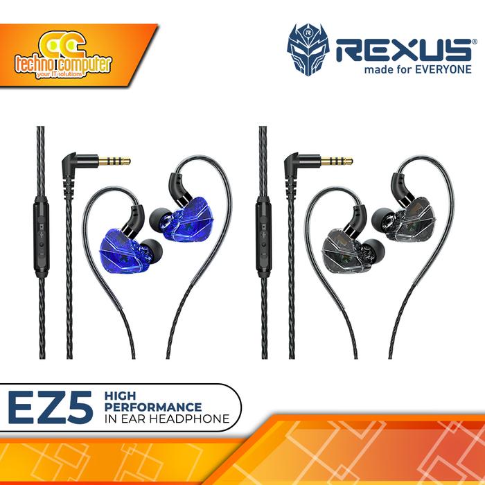 Gambar EARPHONE REXUS EZ5 - Gaming Earphone dari Techno Computer Bali Kota Denpasar Tokopedia