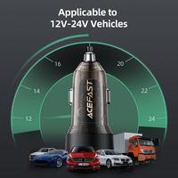 Gambar ACEFAST PWRUP B12 CAR CHARGER PD MOBIL USB TYPE-C SUPER FAST CHARGING SAMSUNG IPHONE IPAD TAB TABLET dari KoboiTech Kota Administrasi Jakarta Utara 3 Tokopedia