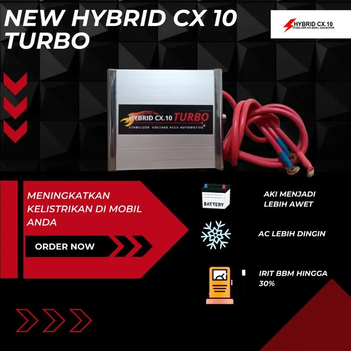 New Hybrid CX 10 Turbo - Stabilizer + pemasangan ( untuk wilayah jakarta,tangerang,depok,bekasi )