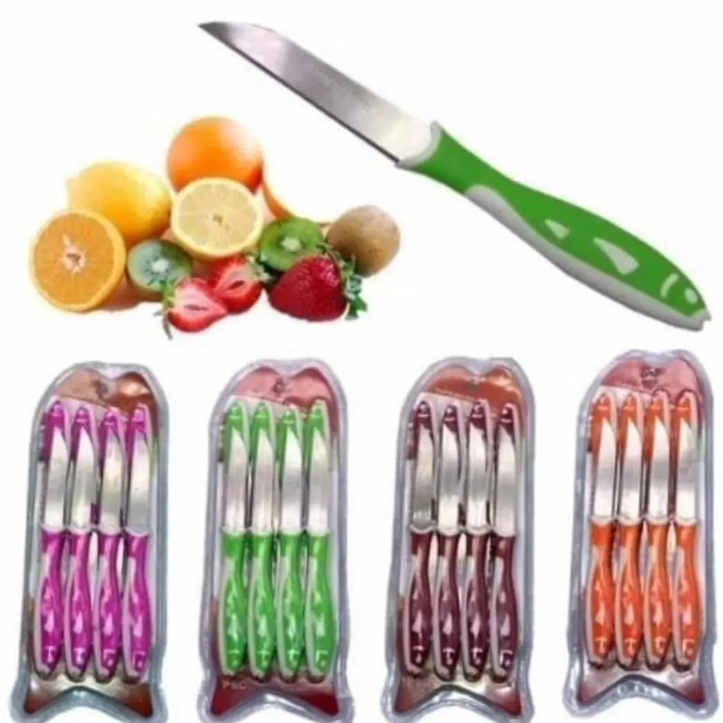 pisau kupas buah ikan stainless steel isi 12 pcs