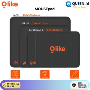 Olike MP2 Mouse Pad Anti Slip Mousepad Classic Gaming Soft Fabric Size 180-250mm