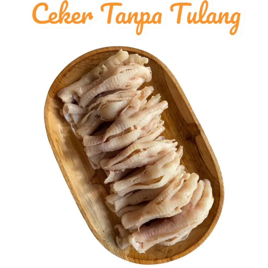 Ceker Tanpa Tulang Bersih Boneless Chicken Feet Korean Food Daging Kaki Ayam Broiler Segar