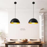 Gambar Lampu Gantung Kap Industrial Hitam Gold cafe restaurant standart 30cm dari lighting shop indonesia Kota Administrasi Jakarta Pusat 2 Tokopedia