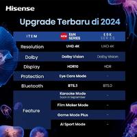 Gambar Hisense 50E6N Smart Google TV LED 4K UHD 50 inch E6N Dolby Vision dari wind' shop official Kota Tangerang Selatan 4 Tokopedia