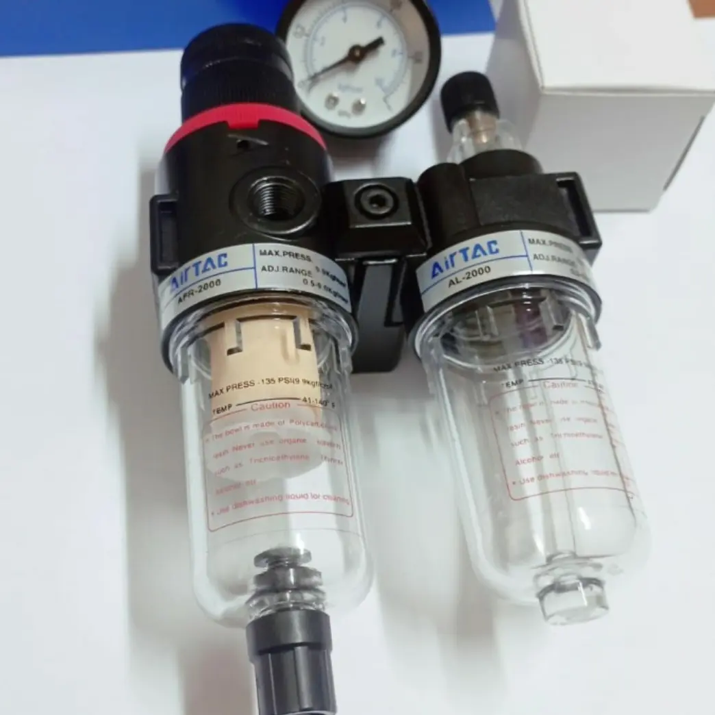 Airtac - AFC2000 Air Filter Regulator Lubricator Connection 1/4"