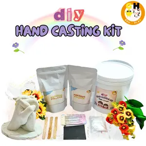 DIY Hand Casting Kit 1 Set Untuk Anak Dan Baby Kids Cetangan Tangan Kaki Bayi Keluarga