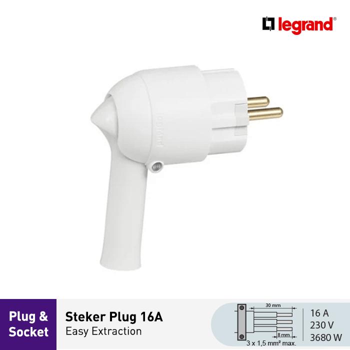 Gambar Legrand Steker Plug 16 A - Easy Extraction dari Legrand Indonesia Kota Administrasi Jakarta Utara Tokopedia