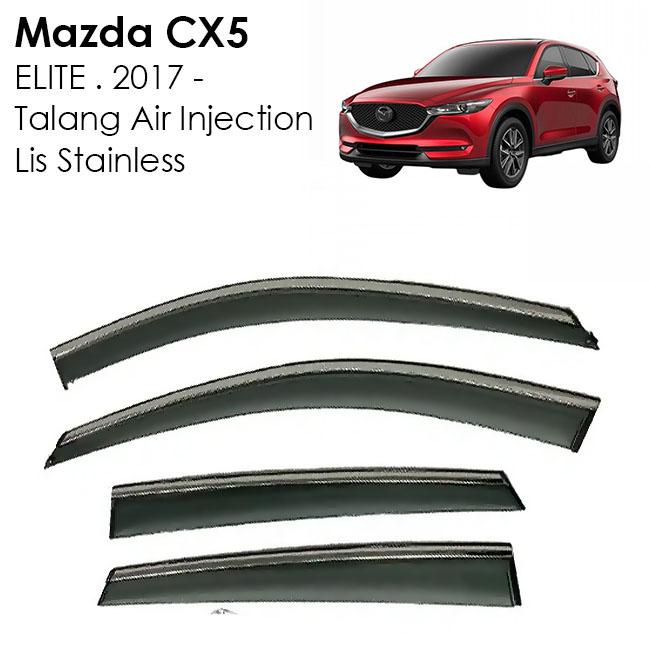DAYTONA Talang Air Injeksi Mazda CX5 2017- Lis Stainless