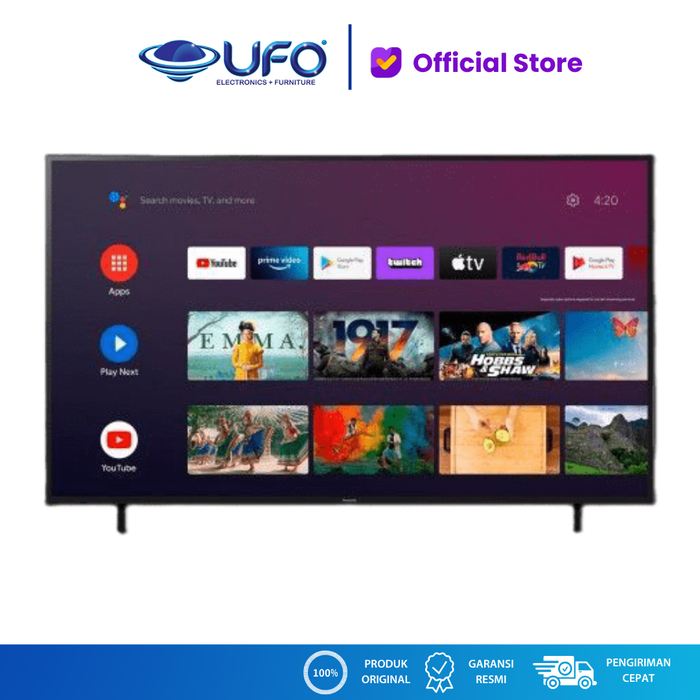 Gambar Panasonic 55 Inch Android TV LED 4K HDR TH55LX650G - Unit Only dari UFO Elektronika Kota Surabaya Tokopedia