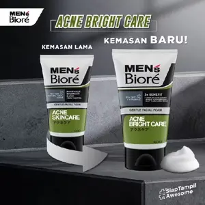 Men's Biore Facial Foam Acne Skincare 100g