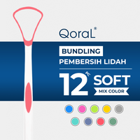 Gambar 12 pc QoraL SOFT pembersih lidah / sikat lidah / tongue cleaner (MIX) dari QoraL ID Kota Administrasi Jakarta Utara 1 Tokopedia