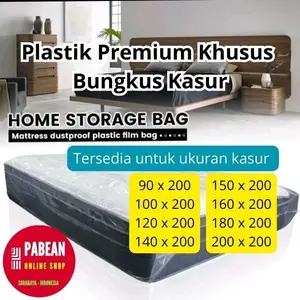Plastik khusus bungkus kasur Tebal 80 Mikron, Ukuran All Size, kualitas PREMIUM