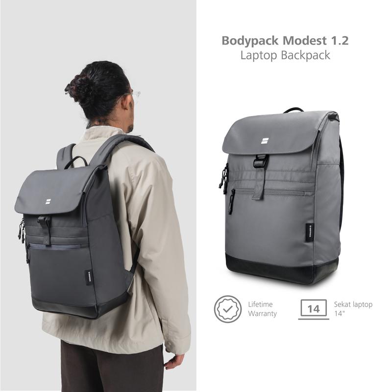 Bodypack Modest 1.2 Laptop Backpack 15 Inch Tas Ransel Kerja Kuliah ...