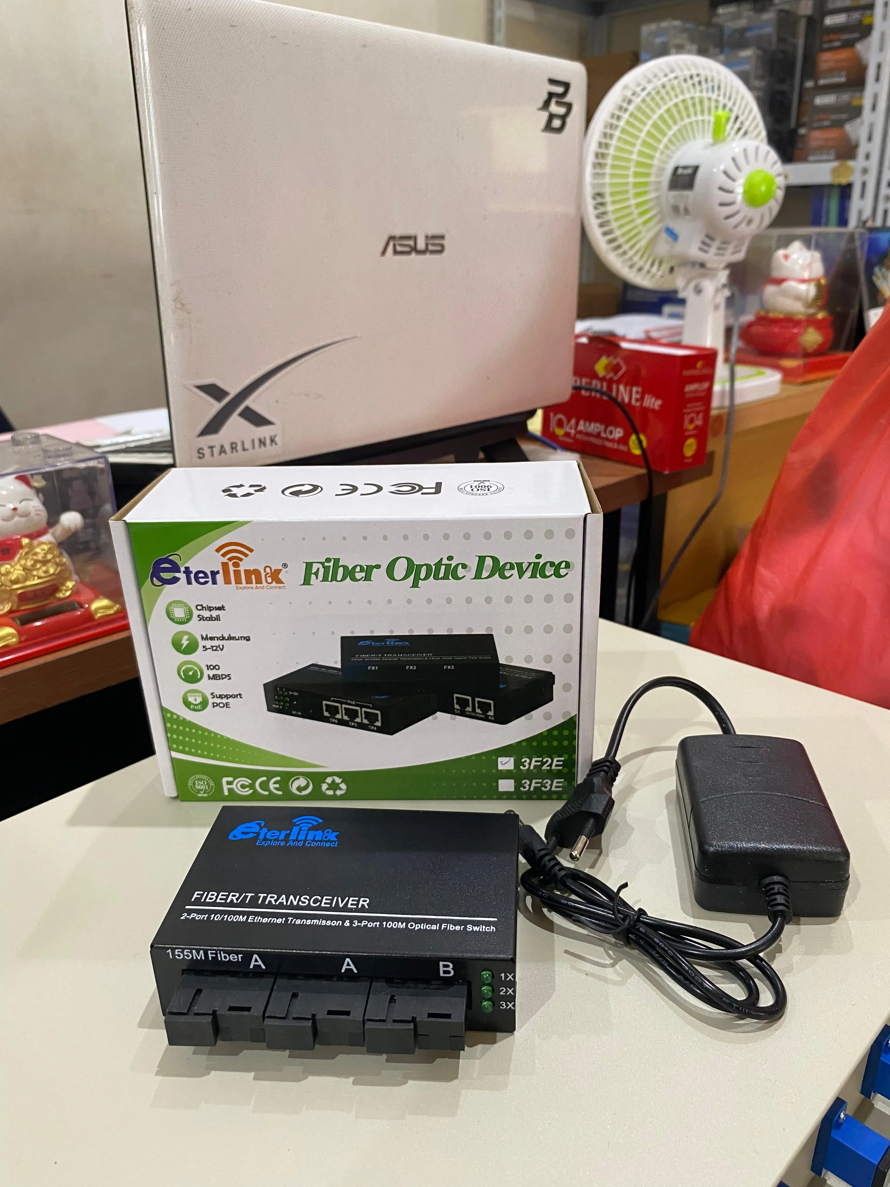 media converter htb 3fo 2lan