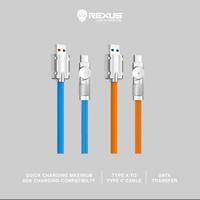 Gambar Rexus CB145C USB TypeC Sync Charge Cable 1 meter Kabel Data TypeC Ponsel Silicone - Orange dari Click & Go Tokopedia Kota Bandung 1 Tokopedia