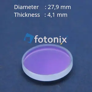 Protection Lens for Laser Welding and Laser Cutting D27,9 T4,1 Lensa Fiber Laser