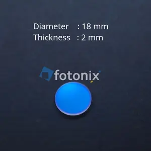 Protection Lens for Laser Welding D18 T2 Lensa Fiber Laser / Protektif Lensa untuk Laser Welding Diameter 18 mm Tebal 2 mm