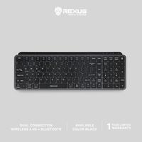 Gambar KEYBOARD REXUS KL100 Bluetooth Wireless - Office Keyboard dari Techno Computer Bali Kota Denpasar 2 Tokopedia