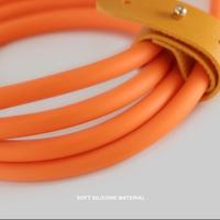 Gambar Rexus CB145C USB TypeC Sync Charge Cable 1 meter Kabel Data TypeC Ponsel Silicone - Orange dari Click & Go Tokopedia Kota Bandung 3 Tokopedia