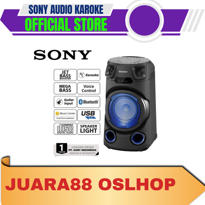 Gambar SONY MHC-V13D SPEAKER PARTY HIGH POWER AUDIO MHCV13D SPEAKER KAROKE MHC V13D MHC-V13 dari Juara88 olshop Kota Bekasi Tokopedia